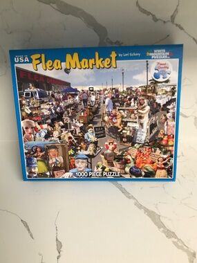 White Mountain Flea Market Jigsaw Puzzle 1000 pieces